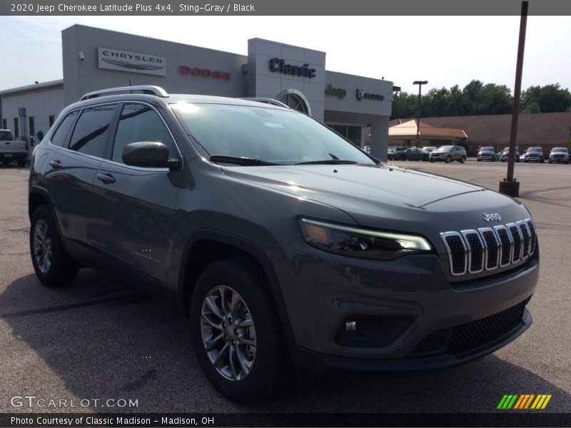 Sting-Gray / Black 2020 Jeep Cherokee Latitude Plus 4x4