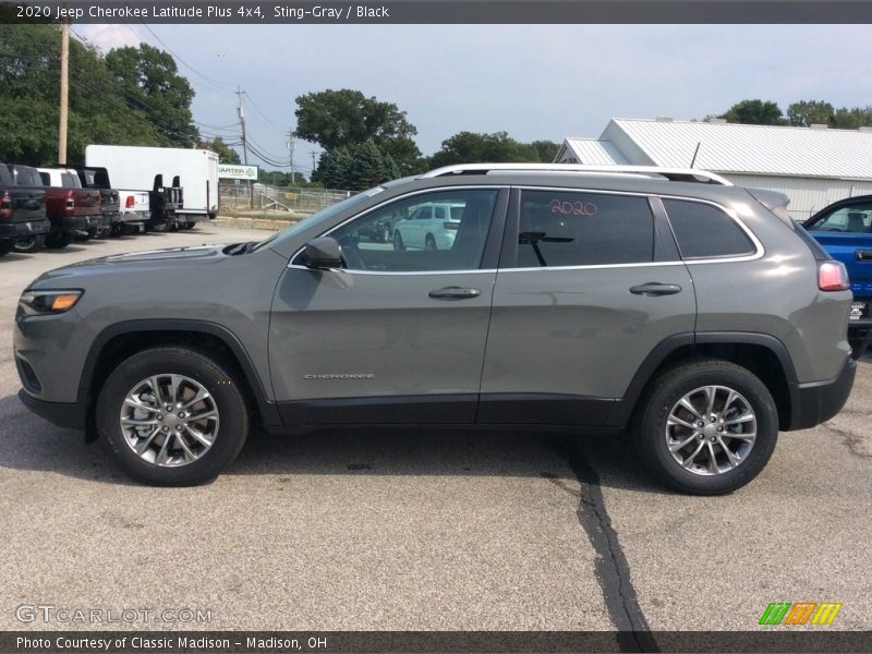 Sting-Gray / Black 2020 Jeep Cherokee Latitude Plus 4x4