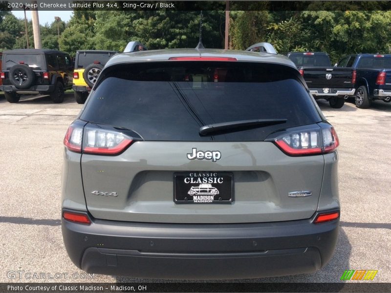 Sting-Gray / Black 2020 Jeep Cherokee Latitude Plus 4x4