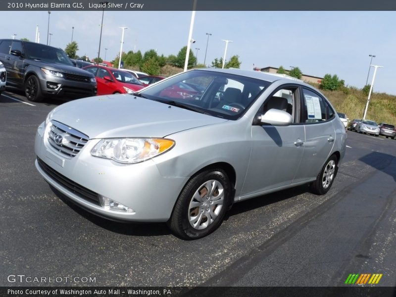 Liquid Silver / Gray 2010 Hyundai Elantra GLS