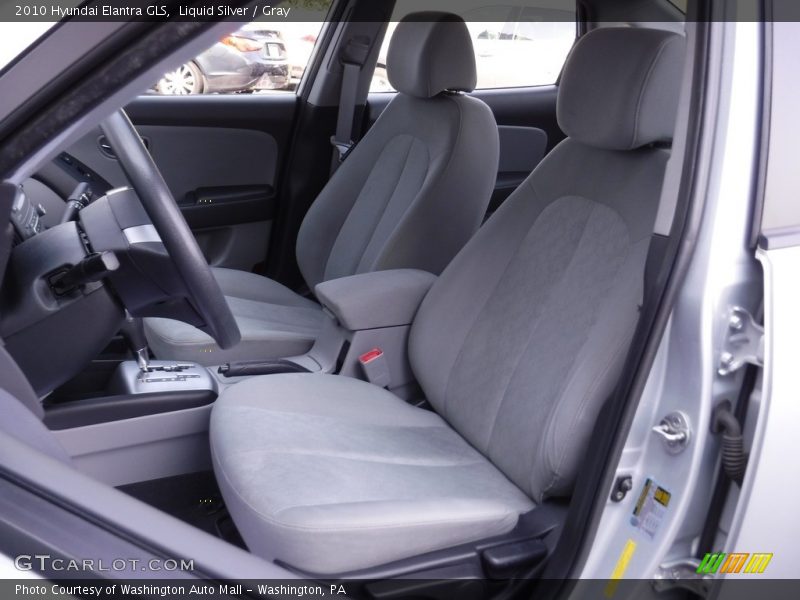 Liquid Silver / Gray 2010 Hyundai Elantra GLS