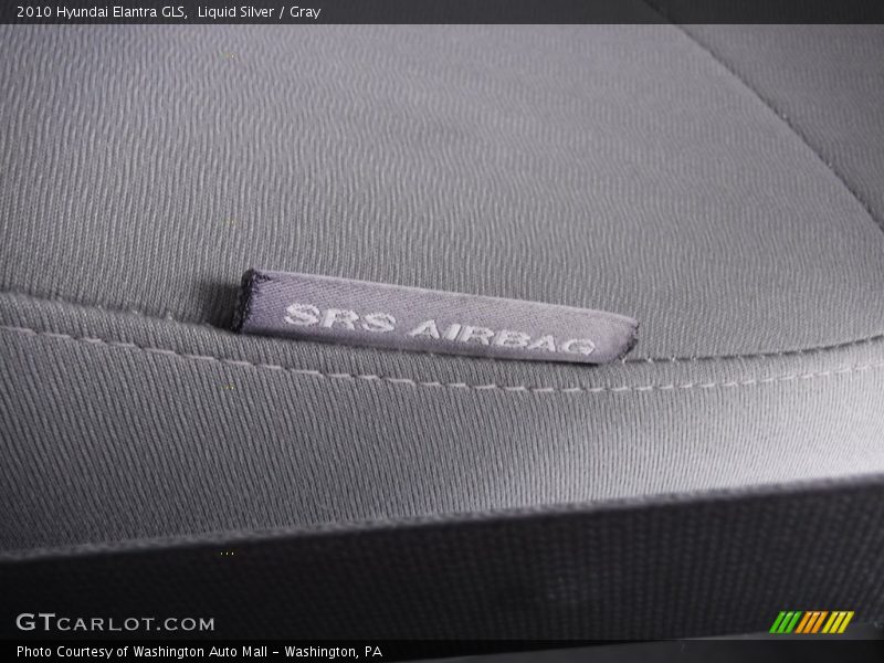 Liquid Silver / Gray 2010 Hyundai Elantra GLS