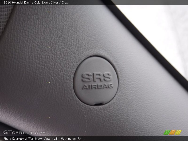 Liquid Silver / Gray 2010 Hyundai Elantra GLS