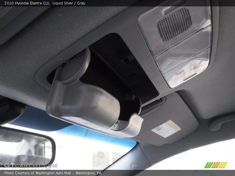 Liquid Silver / Gray 2010 Hyundai Elantra GLS