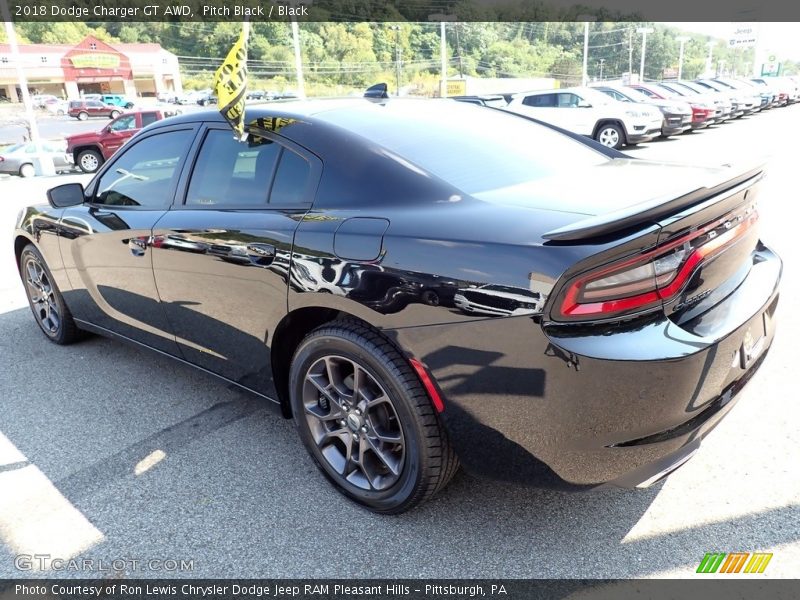 Pitch Black / Black 2018 Dodge Charger GT AWD