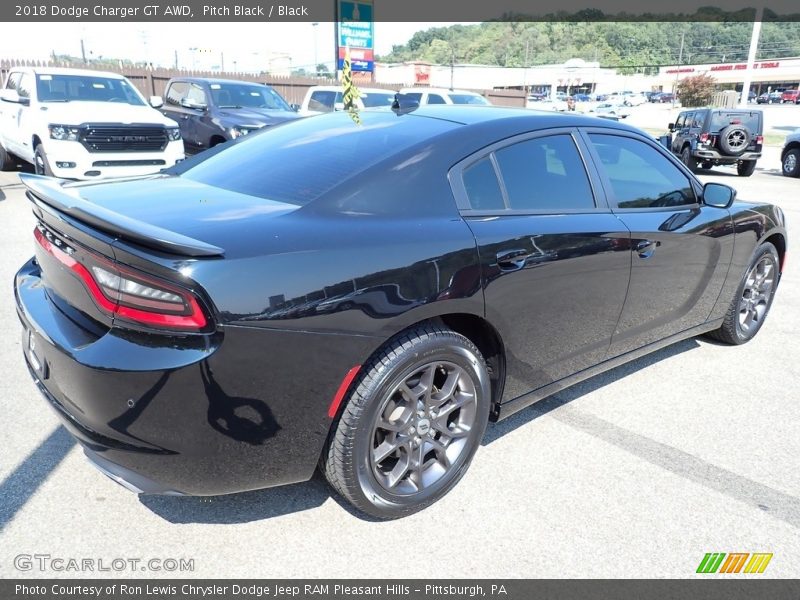 Pitch Black / Black 2018 Dodge Charger GT AWD