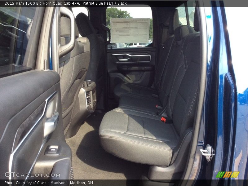 Patriot Blue Pearl / Black 2019 Ram 1500 Big Horn Quad Cab 4x4