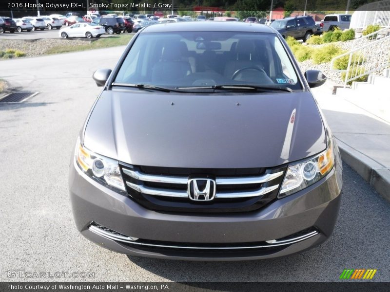 Smoky Topaz Metallic / Gray 2016 Honda Odyssey EX-L