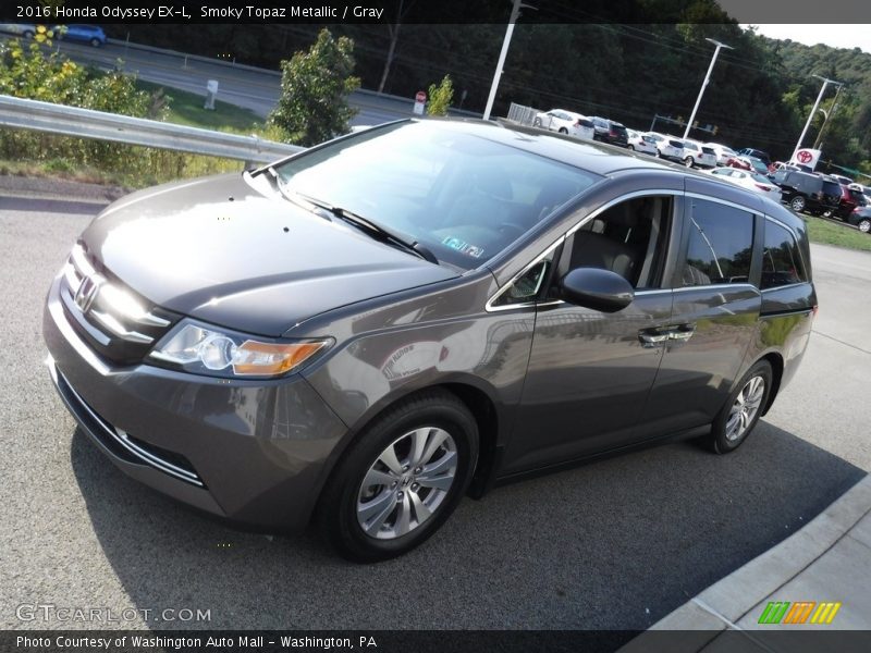 Smoky Topaz Metallic / Gray 2016 Honda Odyssey EX-L