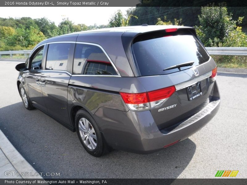 Smoky Topaz Metallic / Gray 2016 Honda Odyssey EX-L