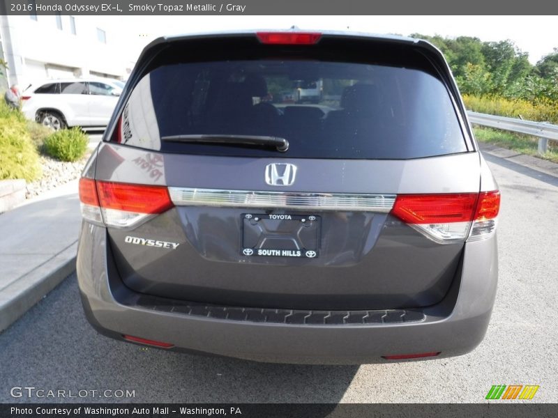 Smoky Topaz Metallic / Gray 2016 Honda Odyssey EX-L