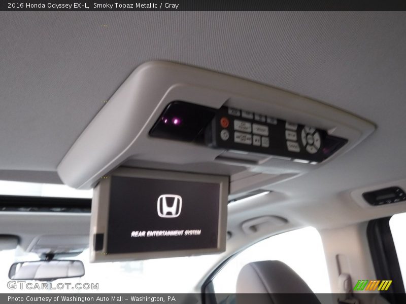 Smoky Topaz Metallic / Gray 2016 Honda Odyssey EX-L