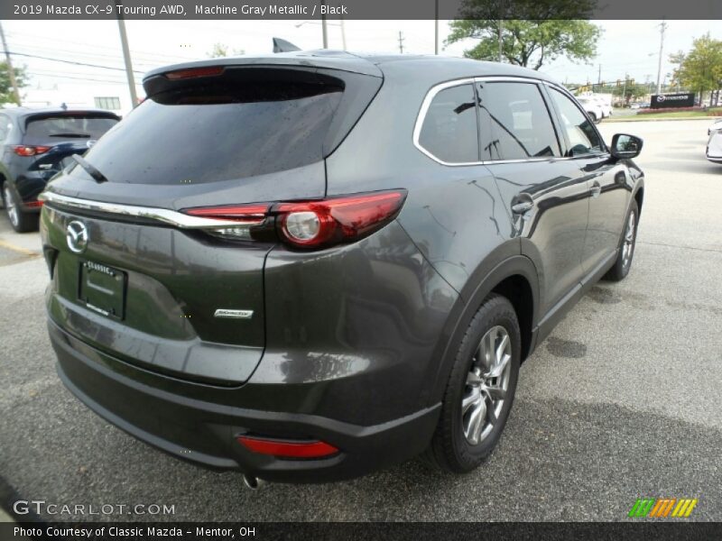 Machine Gray Metallic / Black 2019 Mazda CX-9 Touring AWD