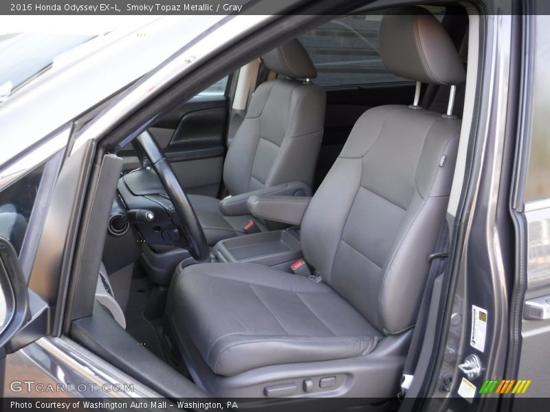 Smoky Topaz Metallic / Gray 2016 Honda Odyssey EX-L