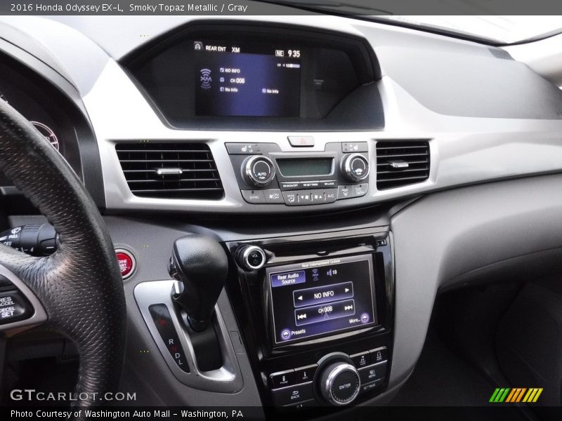 Smoky Topaz Metallic / Gray 2016 Honda Odyssey EX-L