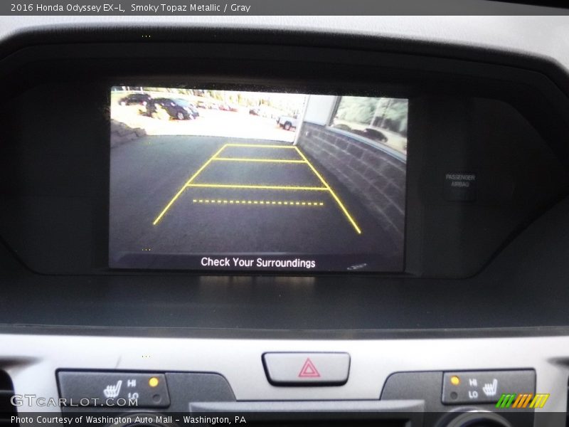 Smoky Topaz Metallic / Gray 2016 Honda Odyssey EX-L
