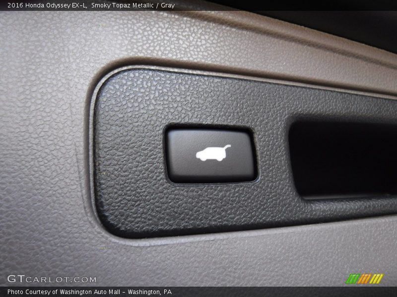 Smoky Topaz Metallic / Gray 2016 Honda Odyssey EX-L