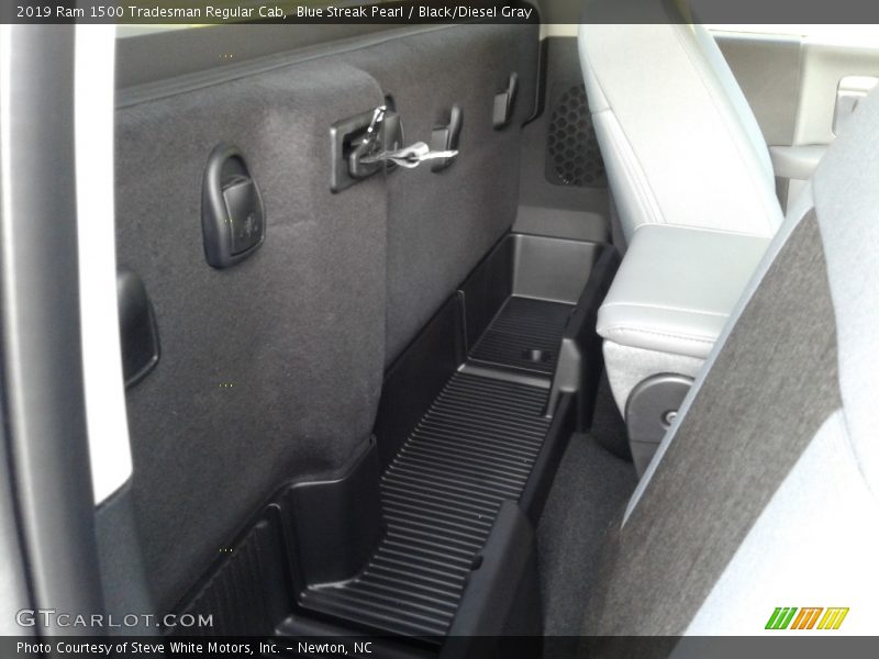 Blue Streak Pearl / Black/Diesel Gray 2019 Ram 1500 Tradesman Regular Cab