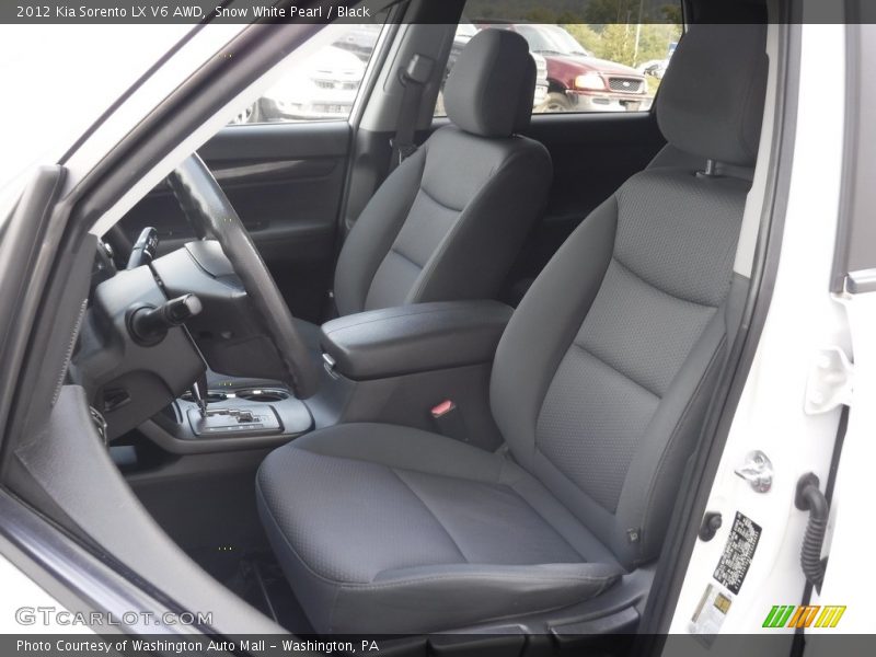 Snow White Pearl / Black 2012 Kia Sorento LX V6 AWD