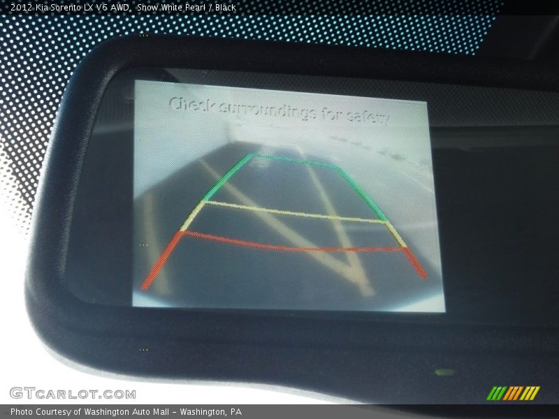 Snow White Pearl / Black 2012 Kia Sorento LX V6 AWD