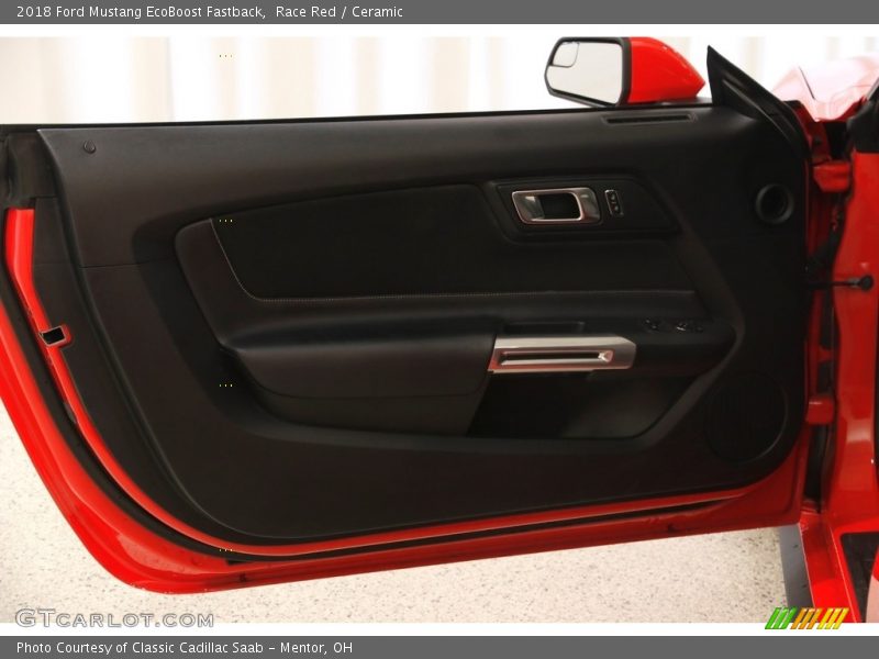 Race Red / Ceramic 2018 Ford Mustang EcoBoost Fastback