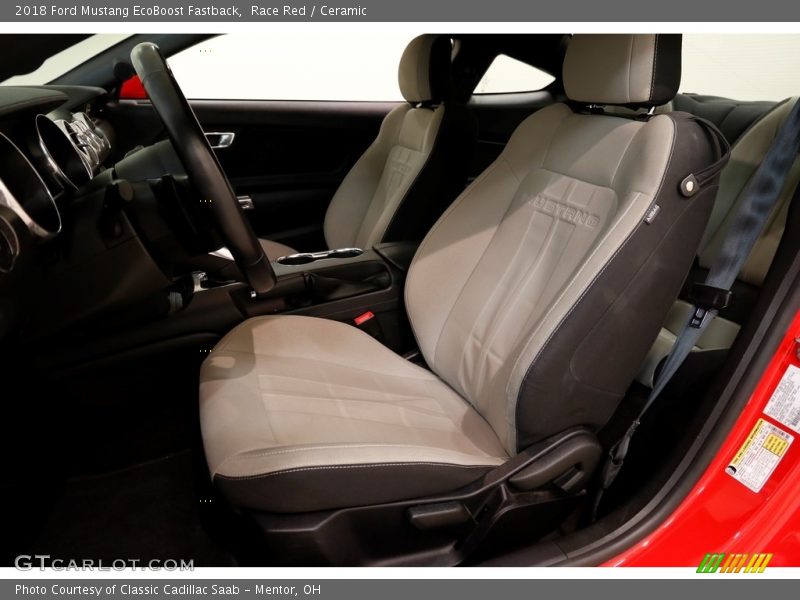 Race Red / Ceramic 2018 Ford Mustang EcoBoost Fastback