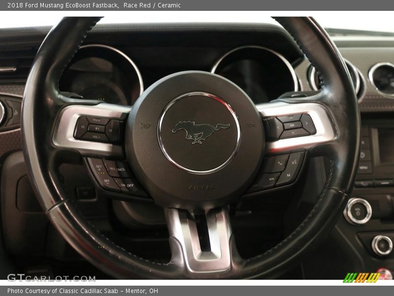 Race Red / Ceramic 2018 Ford Mustang EcoBoost Fastback