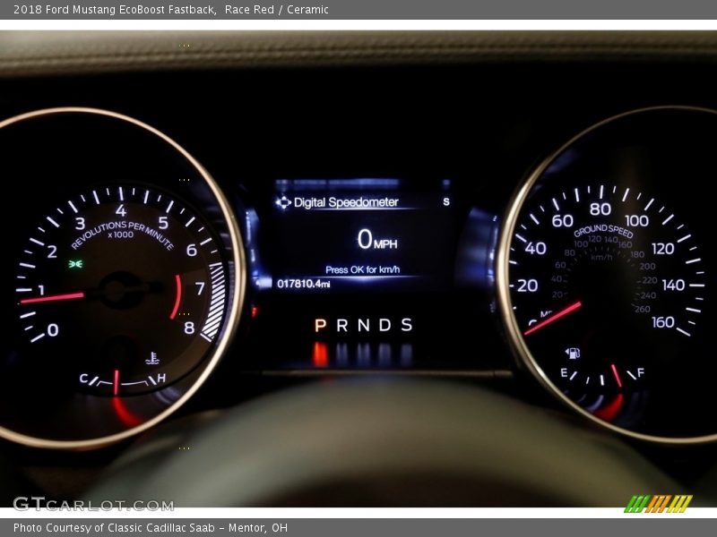 Race Red / Ceramic 2018 Ford Mustang EcoBoost Fastback