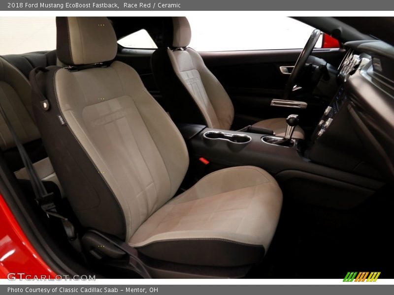 Race Red / Ceramic 2018 Ford Mustang EcoBoost Fastback