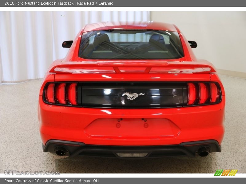 Race Red / Ceramic 2018 Ford Mustang EcoBoost Fastback