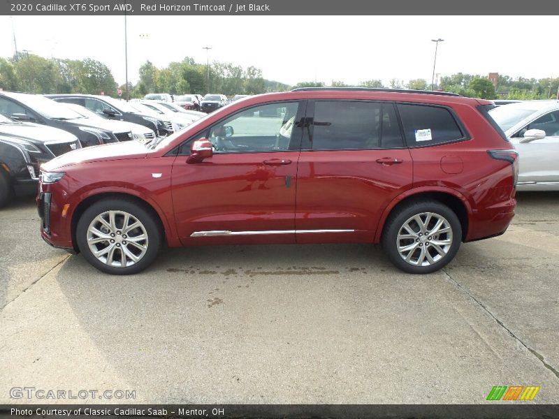 Red Horizon Tintcoat / Jet Black 2020 Cadillac XT6 Sport AWD