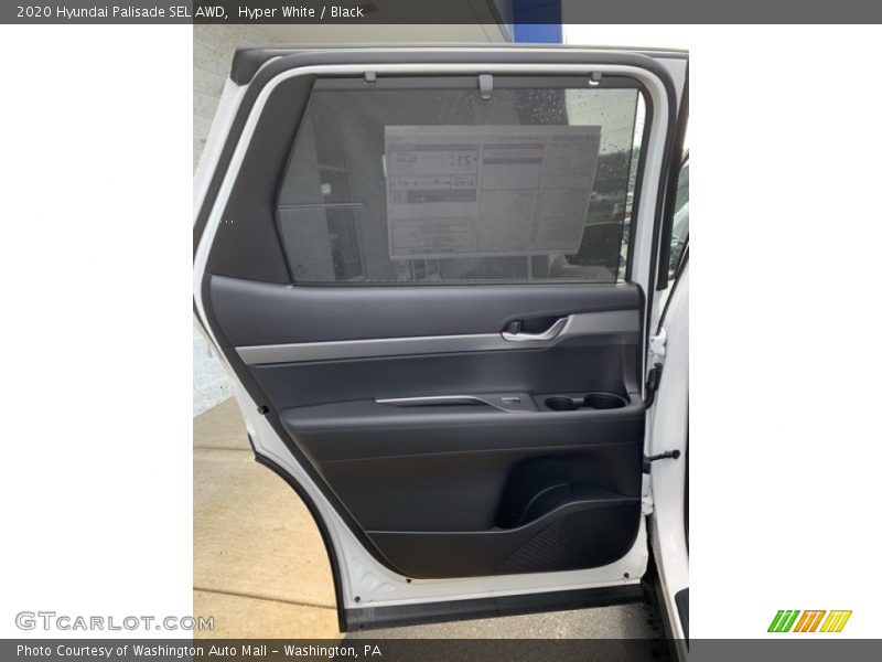 Hyper White / Black 2020 Hyundai Palisade SEL AWD