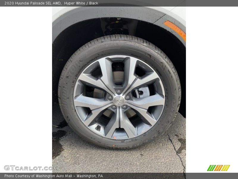Hyper White / Black 2020 Hyundai Palisade SEL AWD
