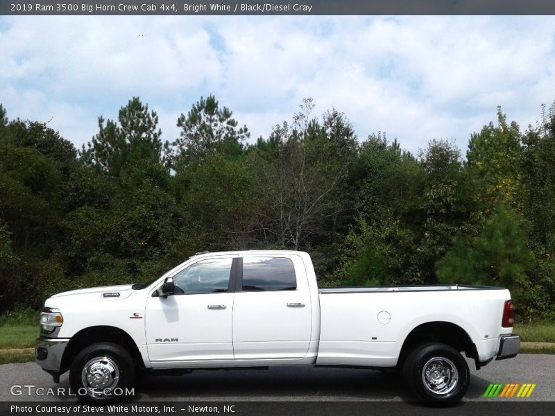 Bright White / Black/Diesel Gray 2019 Ram 3500 Big Horn Crew Cab 4x4