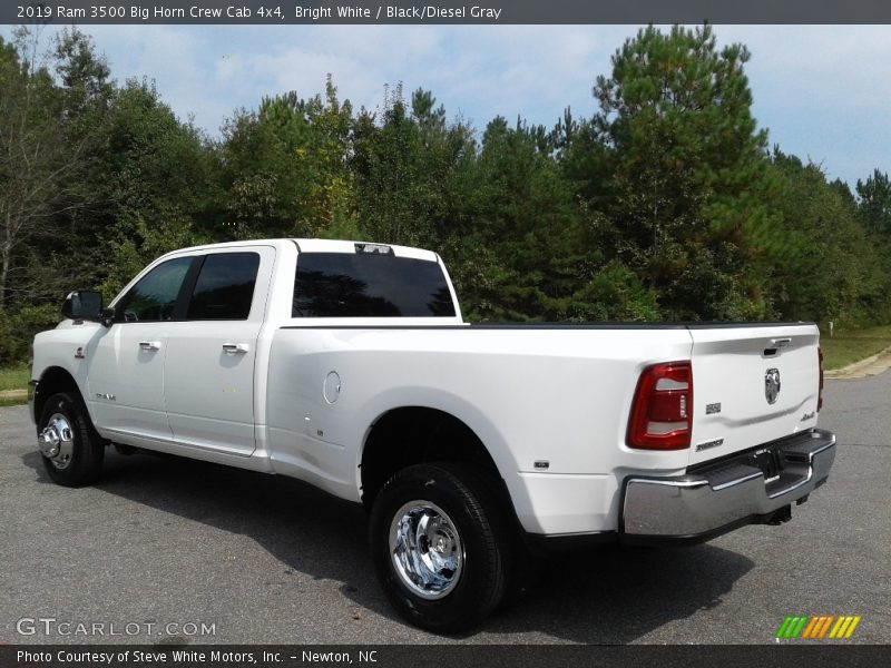 Bright White / Black/Diesel Gray 2019 Ram 3500 Big Horn Crew Cab 4x4
