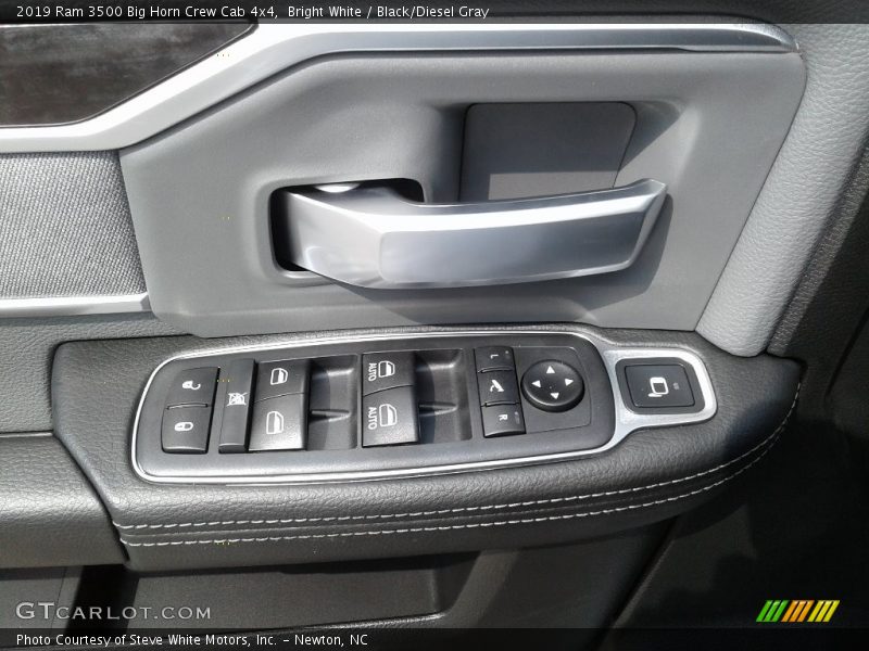 Bright White / Black/Diesel Gray 2019 Ram 3500 Big Horn Crew Cab 4x4