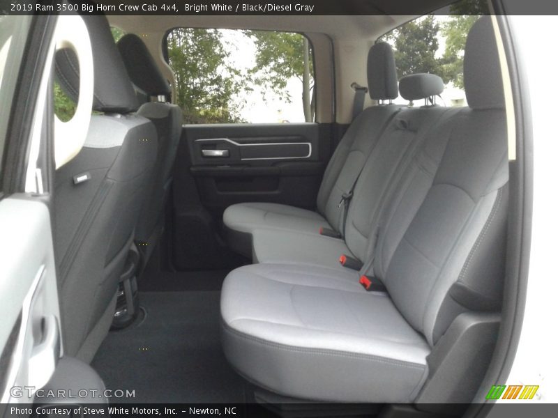 Bright White / Black/Diesel Gray 2019 Ram 3500 Big Horn Crew Cab 4x4