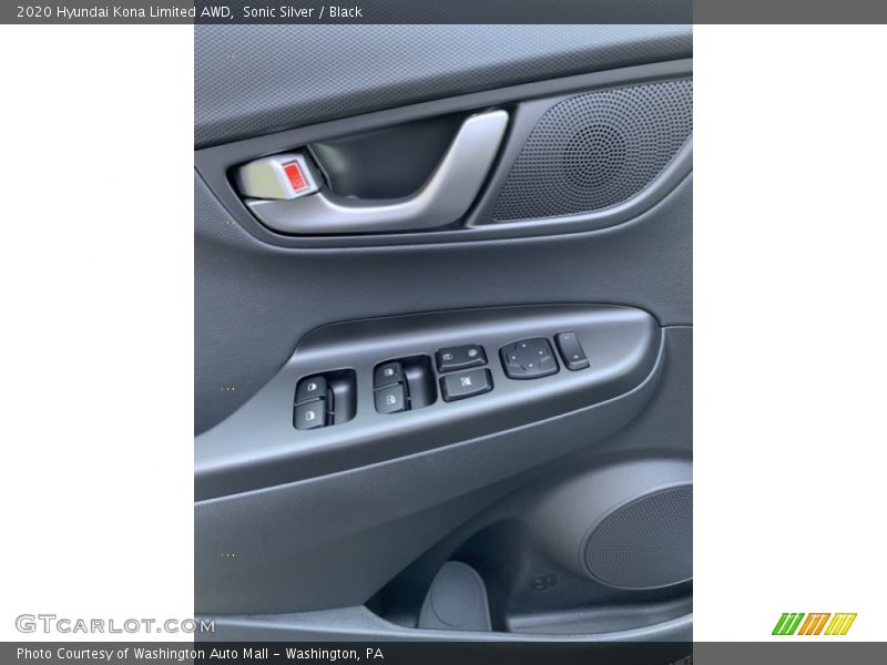 Sonic Silver / Black 2020 Hyundai Kona Limited AWD