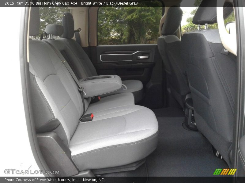 Bright White / Black/Diesel Gray 2019 Ram 3500 Big Horn Crew Cab 4x4