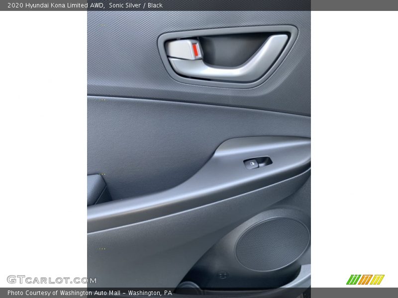 Sonic Silver / Black 2020 Hyundai Kona Limited AWD