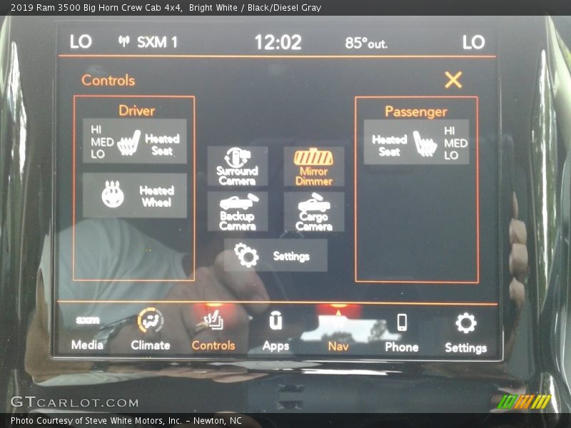 Bright White / Black/Diesel Gray 2019 Ram 3500 Big Horn Crew Cab 4x4