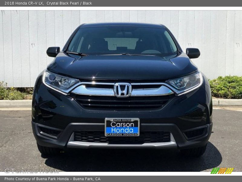 Crystal Black Pearl / Black 2018 Honda CR-V LX