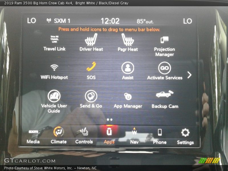 Bright White / Black/Diesel Gray 2019 Ram 3500 Big Horn Crew Cab 4x4