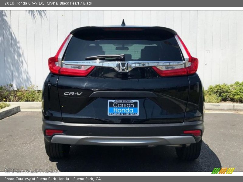 Crystal Black Pearl / Black 2018 Honda CR-V LX