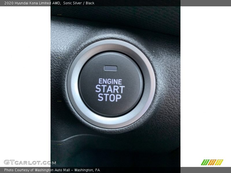Sonic Silver / Black 2020 Hyundai Kona Limited AWD