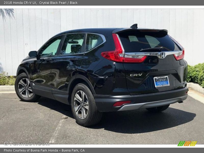 Crystal Black Pearl / Black 2018 Honda CR-V LX