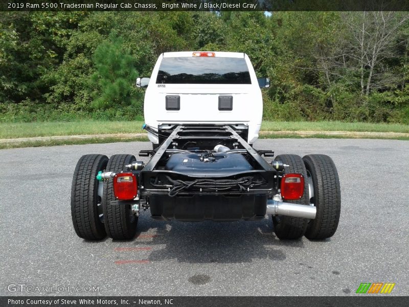 Undercarriage of 2019 5500 Tradesman Regular Cab Chassis