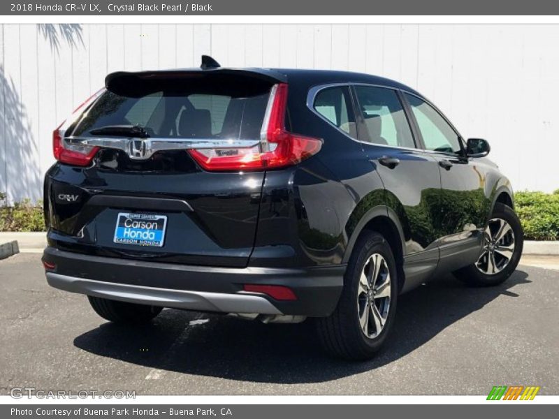 Crystal Black Pearl / Black 2018 Honda CR-V LX