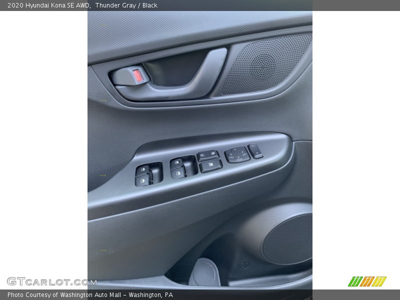 Thunder Gray / Black 2020 Hyundai Kona SE AWD