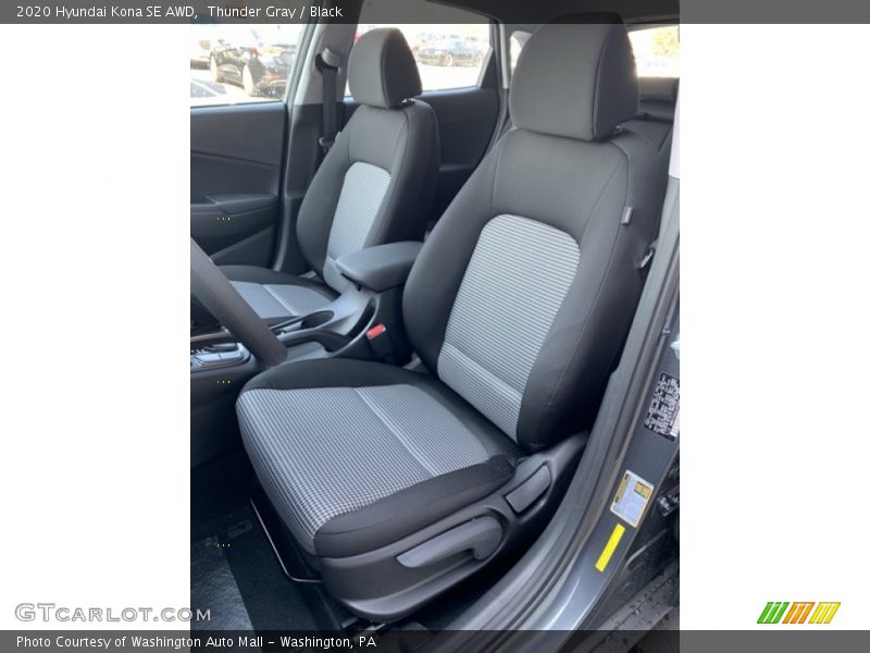 Thunder Gray / Black 2020 Hyundai Kona SE AWD